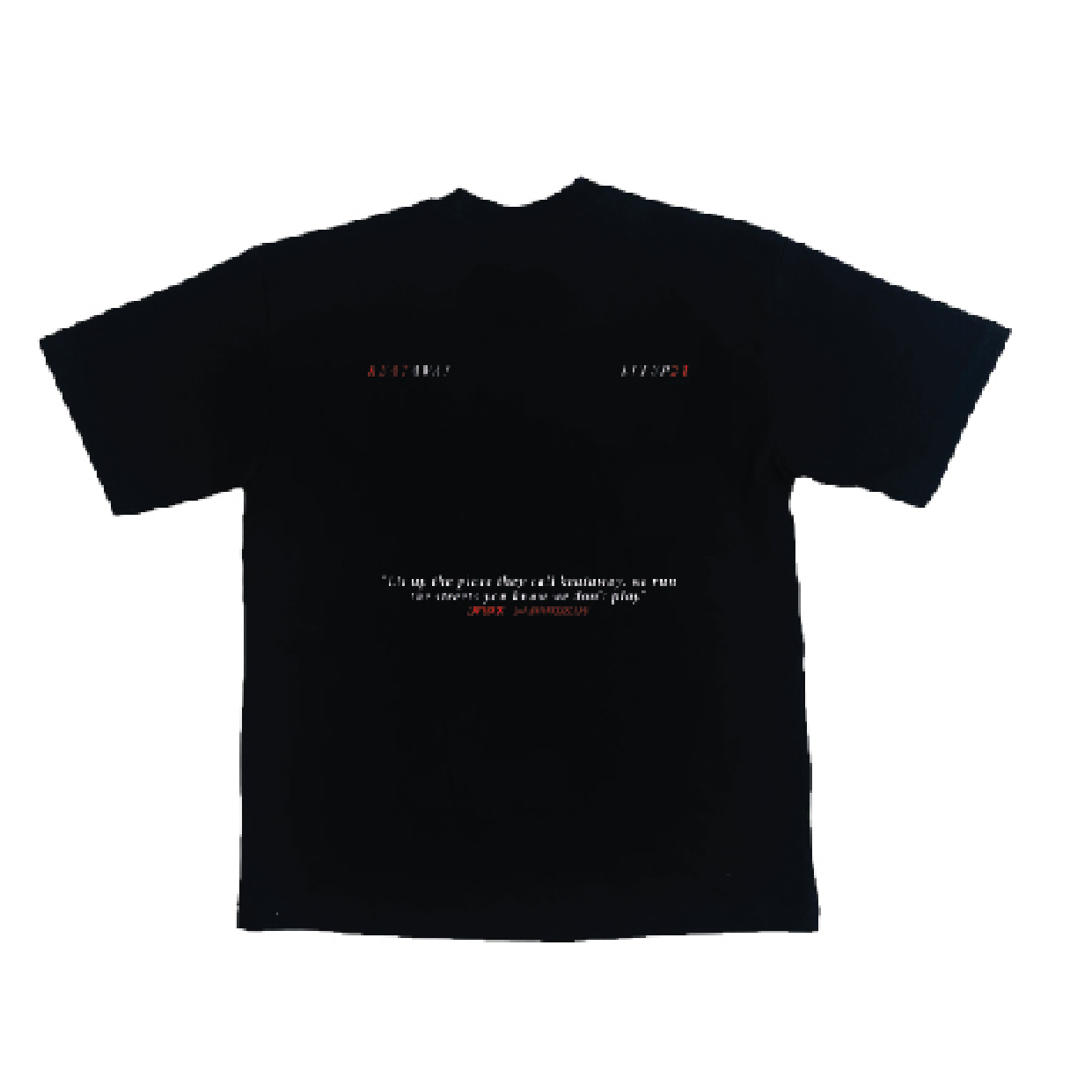 KEATAWAY X LIT UP 21 - OVERSIZED TEE - BLACK